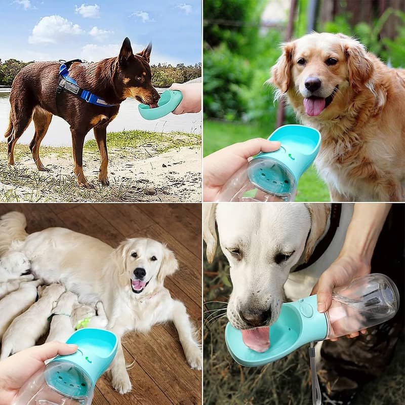 Dog Water Bottles for Walking 350ml Portable Dog Water Bottle C469 1