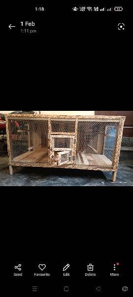 Wooden Cage New Not Use 2