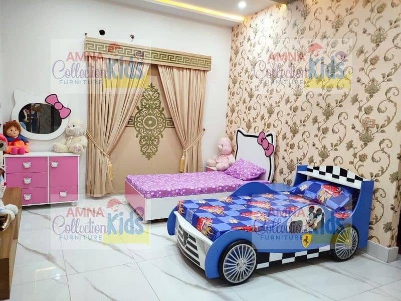 Kids bed | kids Car Bed | kid single bed | complete kids room sets 10