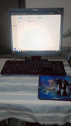 Asus pc i3 mini with lcd, keyboard,gaming mouse with mouse pad