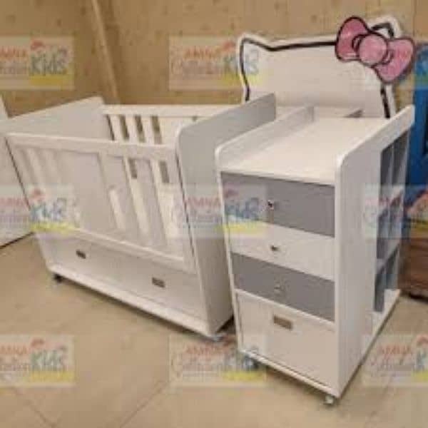 Baby cot | Baby beds | Kid wooden cot | Baby bunk bed | Kids furniture 4