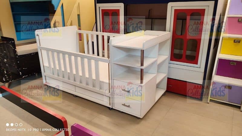 Baby cot | Baby beds | Kid wooden cot | Baby bunk bed | Kids furniture 14