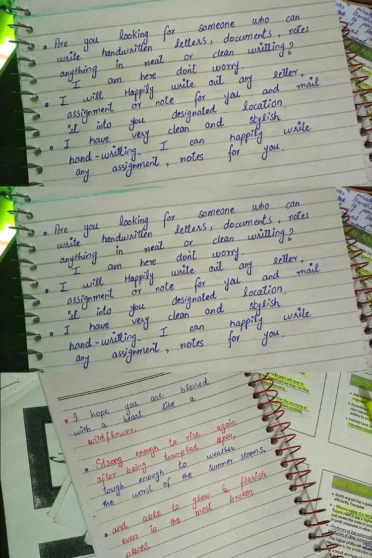 Assignment Writing|| Data entry || handwriting assignment Work 1