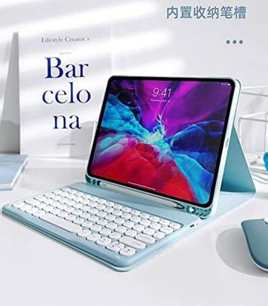 Keyboard Case for iPad Mini 6, Bluetooth Tablet Keyboard 1