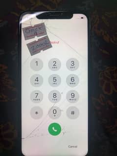 iphone x/xs Gx Crack screen panel
