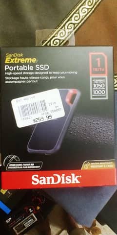 brand new sandisk extreme portable ssd 1tb
