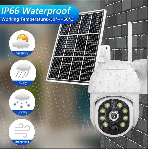 4G and Wifi Solar CCTV Camera Waterproof 2