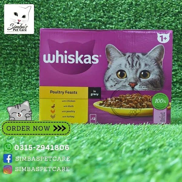 Whiskas wet food range 2