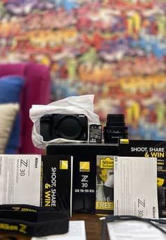 Nikon Z30 body with 16-50mm kit lens (Complete box 03365106150)