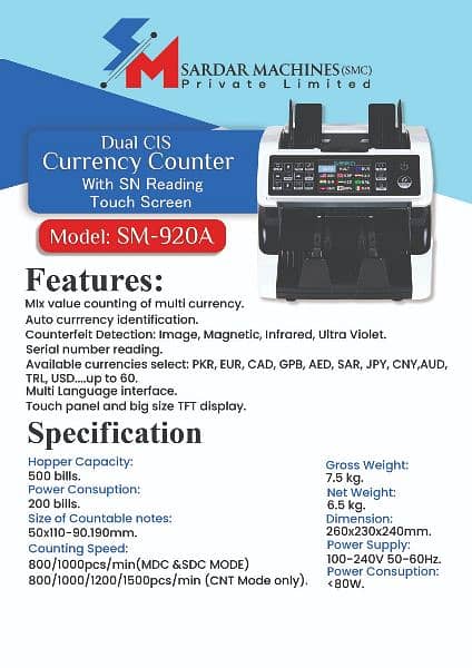 cash currency bill machine,note cash counting with 100% fake detection 0