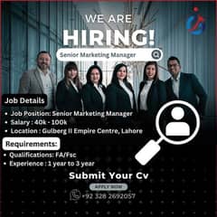Female Staff Required For Sales and Marketing