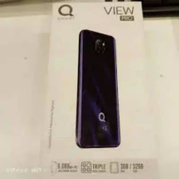QMobile view pro 3GB,32GB with box 5