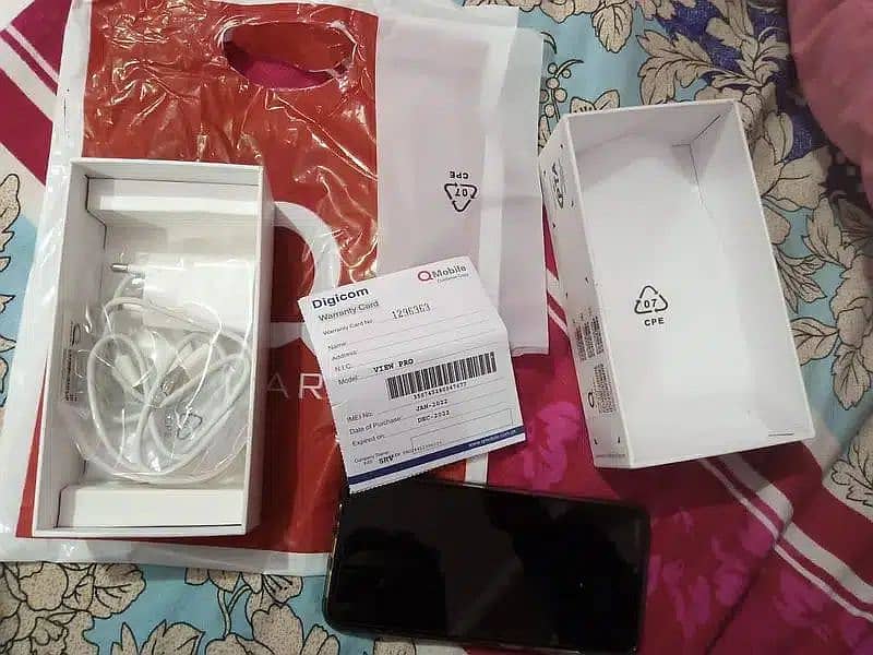 QMobile view pro 3GB,32GB with box 6
