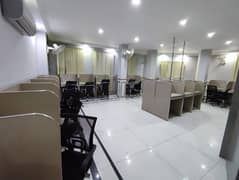 25 persons Fully Furnished Office Floor on Main Akbar Chowk, Johar Town near Model/Faisal Town 0
