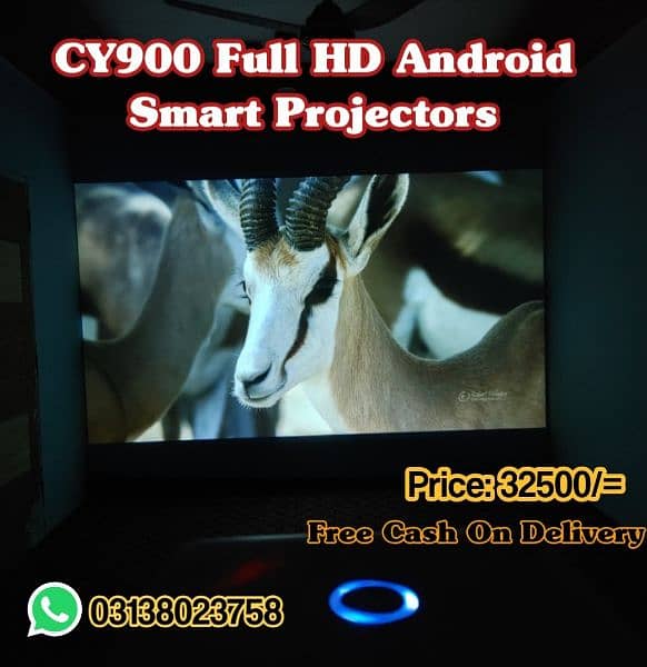4k Smart Projectors with Best Prices COD All Over Pakistan 12