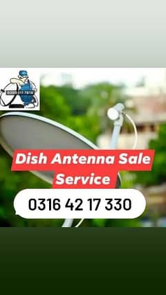 Dish antenna 4k-hd kam rates 1080 call 0316 4217330