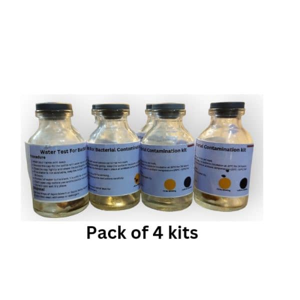 Water Test kit for bacterial contaminations. 1