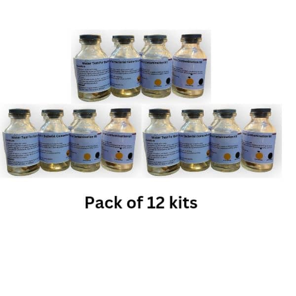 Water Test kit for bacterial contaminations. 3
