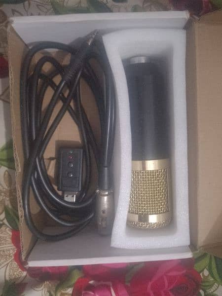 condenser Microphone bm800  with xlr cable and box 1