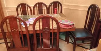 dining table 6 seater,sheesham wood chairs 0