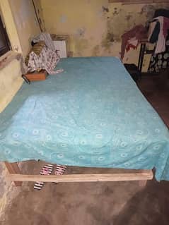wooden bed table