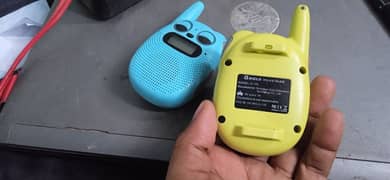 walkie talkie for kids charging availability