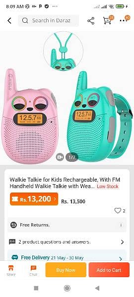 walkie talkie for kids charging availability 3