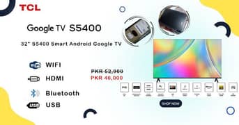 Android Google TV 32" TCL LED