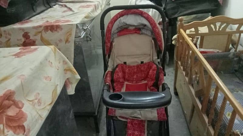 Baby Cot & Push Chair 3