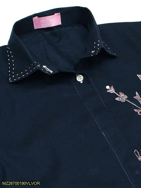 Girls Cotton Embroidered Shirt . . . . Free home delivery 4