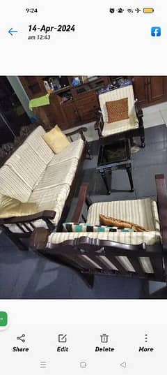 wooden sofa set for sale
