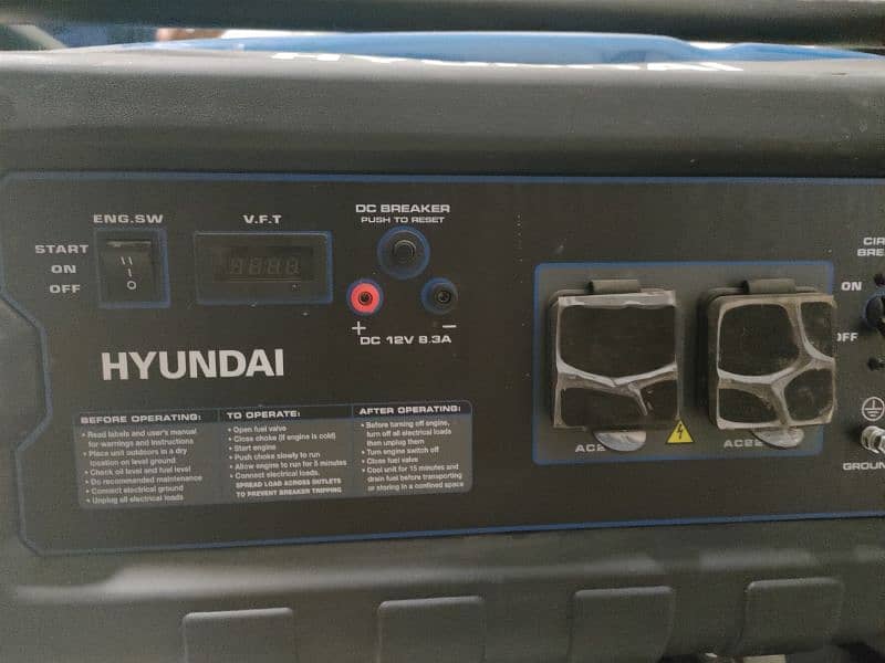 Hyundai HX7600 Generator NEW 6