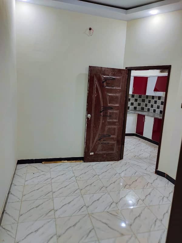 Brand New Portion For Sale in Nazimabad # 5 E, KDA LEASE AVAILABLE *3rd Floor Corner West Open Portion* Covered area 55 sq yard. 8