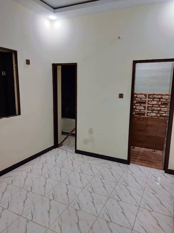 Brand New Portion For Sale in Nazimabad # 5 E, KDA LEASE AVAILABLE *3rd Floor Corner West Open Portion* Covered area 55 sq yard. 9