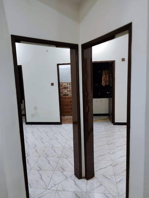 Brand New Portion For Sale in Nazimabad # 5 E, KDA LEASE AVAILABLE *3rd Floor Corner West Open Portion* Covered area 55 sq yard. 15