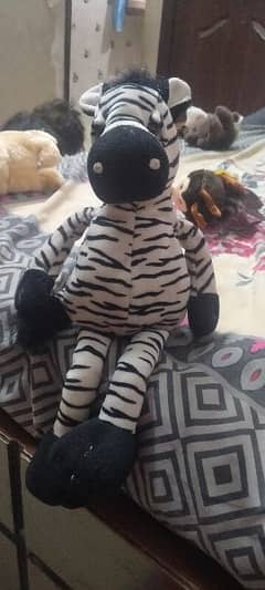soft toy zebra
