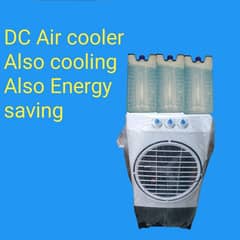DC full size air cooler pure plastic body copper motor ice box