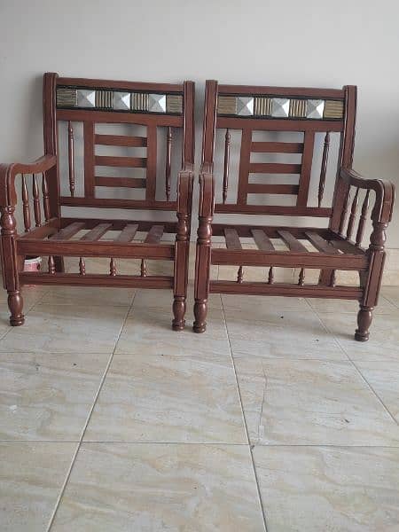 High Quality Wooden Sofa Set 1