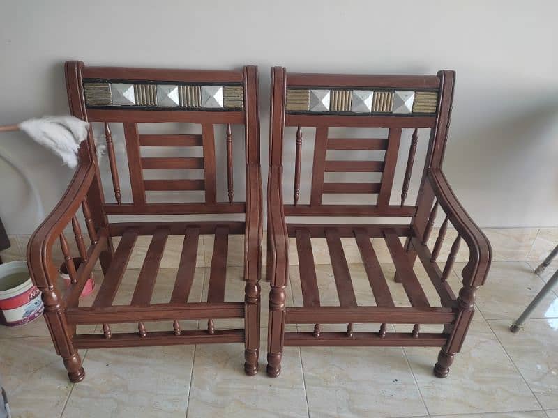 High Quality Wooden Sofa Set 2