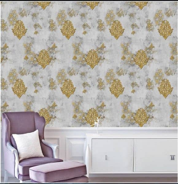 wallpaper roll+bader style+flowers style+wooden style 0333/56/92/195 5