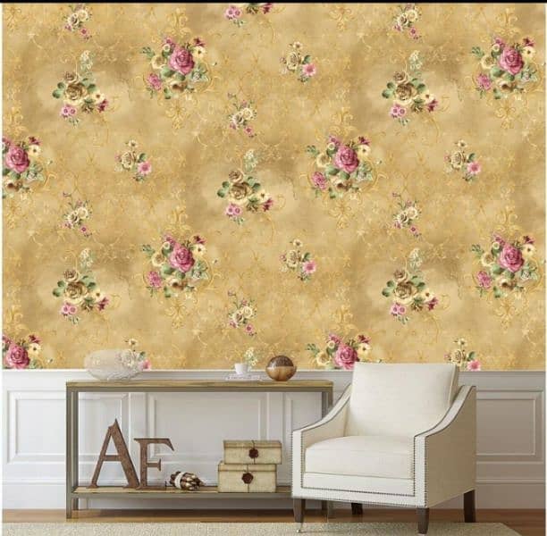 wallpaper roll+bader style+flowers style+wooden style 0333/56/92/195 11