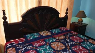 complete bedset with cupboard and mattress