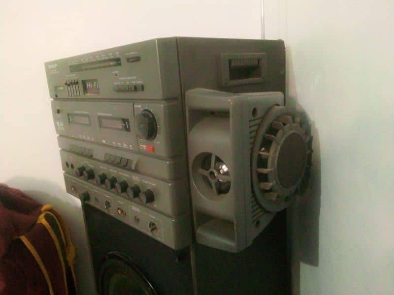 Antique sharp audio system 1