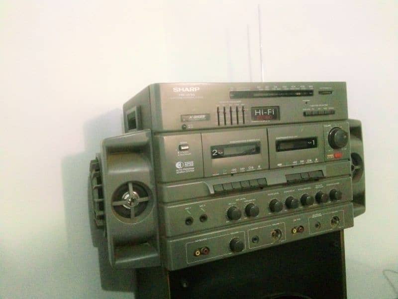 Antique sharp audio system 2