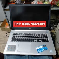 512GB SSD 17 inch FHD Display Dell Core i5 8th Gen 10by10 Condition 0