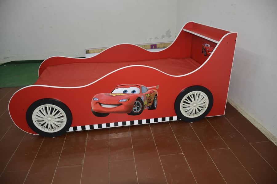 Brand New McQueen 95 Single Car Bed for Boys, Children Beds 2