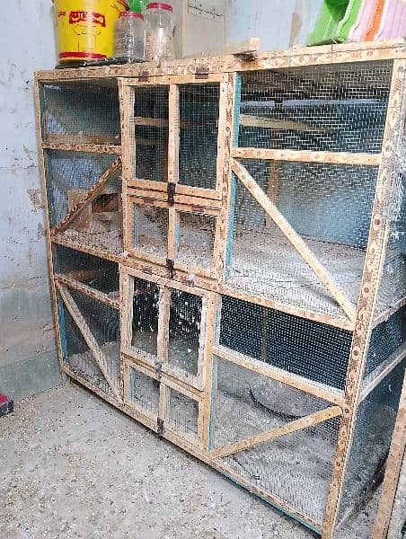 2 cage 3.5  feet 2 feet parrot hens cage 2