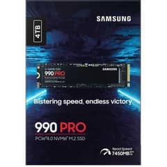Samsung 990 Pro SSD 4TB Pcie NVME SSD Available 0