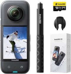 insta360 X3 with extra battery and charger