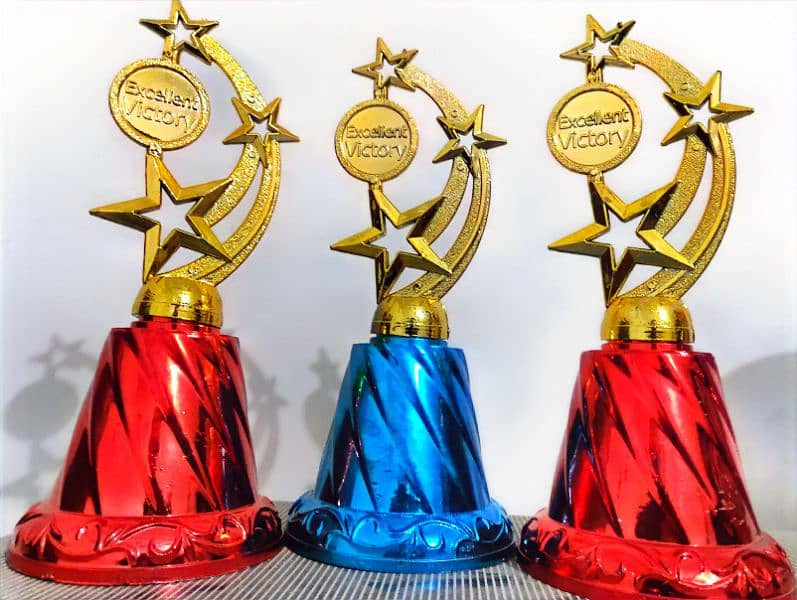 best plastic and metal trophy for cricket, football, and school awards 4